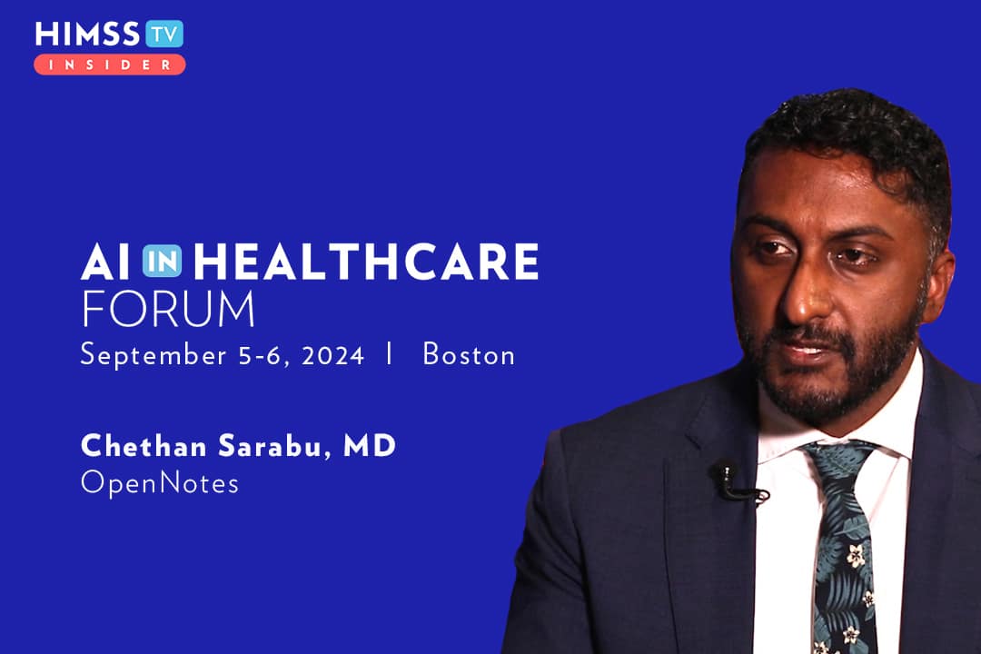 Sarabu on HIMSS TV: How AI is 